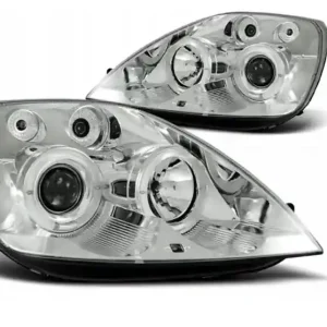 Lampy Reflektory Ford Fiesta Mk6 02-05 Ringi Chrom Szybka dostawa