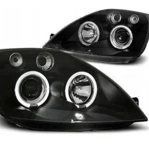 Lampy reflektory Ford Fiesta mk6 02-05 ringi black Ekspresowa dostawa