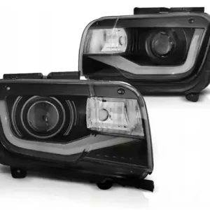 Lampy Reflektory Chevrolet Camaro 09-13 Black Led Tani
