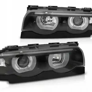 Lampy Reflektory Bmw E38 94-01 Ringi 3d Led Black Autentyczny