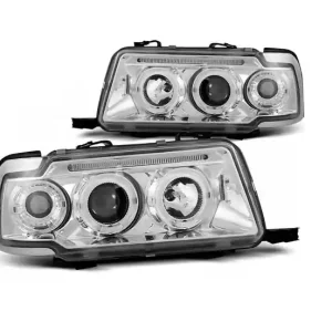 Lampy Reflektory Audi 80 B4 91-96 Ringi Chrome Tani
