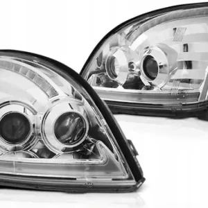 Lampy przednie TOYOTA LAND CRUISER 120 03-09 CHROM Nowość