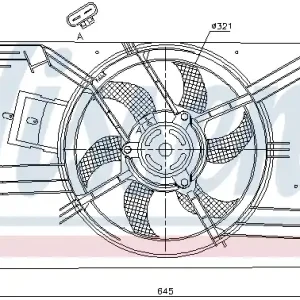 Autentyczny Wentylator NISSENS 85243