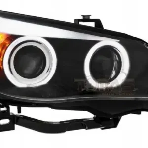 Lampy przednie reflektory BMW E60/E61 03-07 black Najlepsza cena