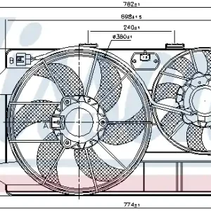 Oferta Wentylator NISSENS 85263