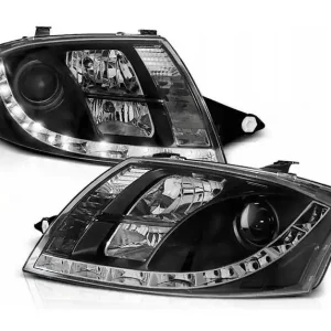 Bezpieczna płatność Lampy przednie reflektory Audi TT 8N BLACK DAYLIGH