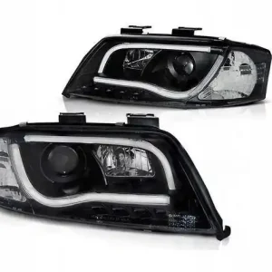 Lampy przednie reflektory Audi A6 po FL BLACK LIGH Wysoka jakość