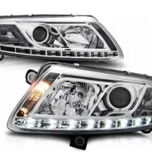 Lampy przednie reflektory Audi A6 C6 CHROM swiatła Nowość