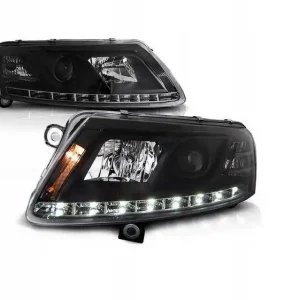 Lampy przednie reflektory Audi A6 C6 BLACK XENON h Niska cena