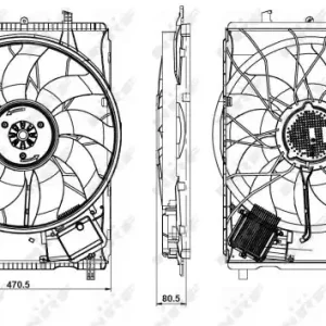 Wentylator NRF 47853 Najlepsza cena