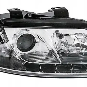 Lampy przednie reflektory Audi A4 B6 CHROM DAYLIGH Wyprzedaż