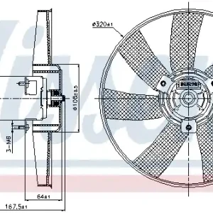 Oferta Wentylator NISSENS 85677