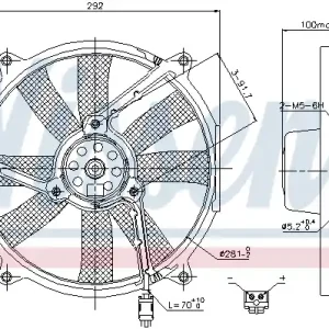 Wentylator NISSENS 85701 Nowość