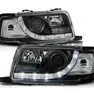 Lampy przednie reflektory Audi 80 B4 BLACK Darmowa dostawa
