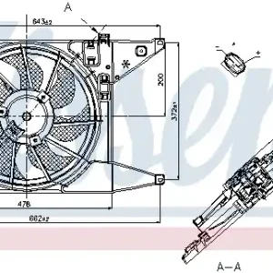 Najlepsza cena Wentylator NISSENS 85710