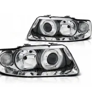 Darmowa dostawa Lampy przednie reflektory A3 8L chrom soczewki