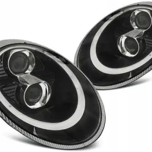 Lampy przednie Porsche 911 (997) Black Tube Light Tani