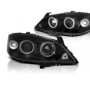 Bezpieczna płatność Lampy Przednie Opel Astra G 97-04 Ringi Ccfl Black