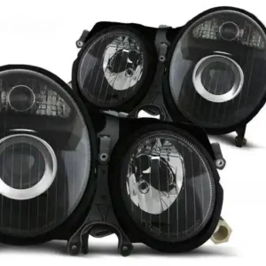 Premium Lampy przednie Mercedes W210 E-Klasa 99-02 black