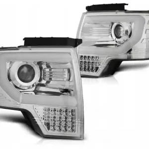Lampy Przednie Ford F150 Mk12 08-14 Led Chrome Tani