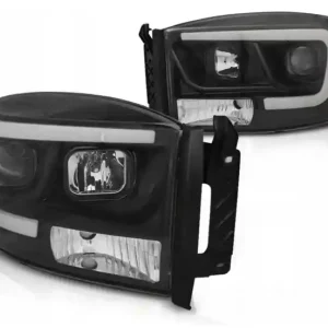 Promocja Lampy Przednie Dodge Ram 06-08 Tube Light Black