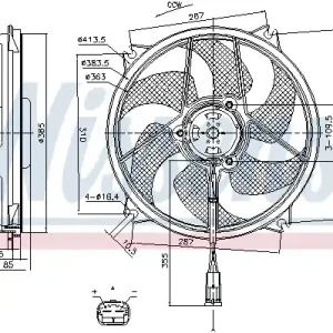 Premium Wentylator NISSENS 85790