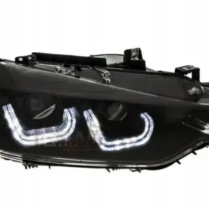 Darmowa dostawa Lampy przednie BMW F30 F31 11-15 BLACK RINGI LED
