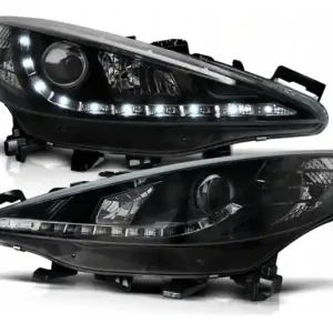 Tani Lampy Peugeot 207 06-12 Black Led + Silniczki
