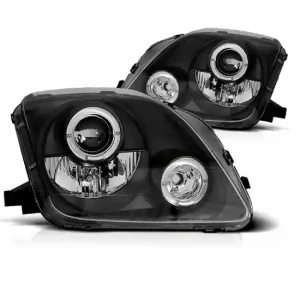 Bezpieczna płatność Lampy Nowe Honda Prelude 97-01 Ringi Black
