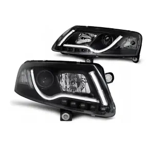 Lampy Nowe Audi A6 C6 04-08 Tube Led Black Tru Drl Oferta