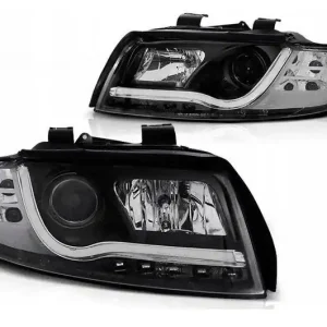 Lampy nowe audi a4 b6 00-04 led tube black drl Bezpieczna płatność