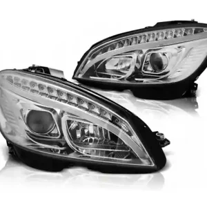 Lampy Mercedes W204 C-klasa 07-10 Chrome Led Darmowa dostawa