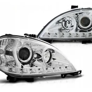 Premium Lampy Mercedes W163 ml 98-01 daylight chrome led