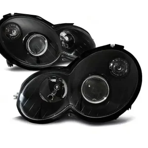 Lampy Mercedes 203 Sportcoupe 00-04 Black Depo Niska cena