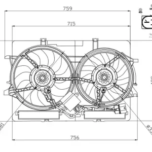 Nowość Wentylator NRF 47938