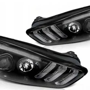Lampy Ford Focus III mk3 15-18 black drl led dts Wysoka jakość