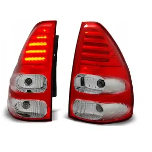 Lampy Diody Toyota Land Cruiser 120 03-09 Redwhite Bezpieczna płatność