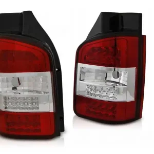 Wyprzedaż Lampy Diodowe Vw T5 03-09 Red White Led