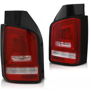 LAMPY DIODOWE VW T5 03-09 RED WHITE FULL LED DTS Kup teraz