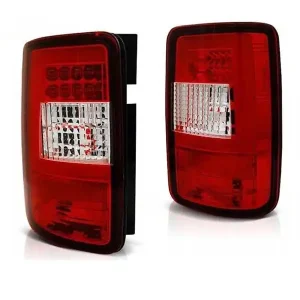 Lampy diodowe Vw Caddy 03-14 red white led bar Nowość