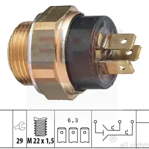 Wysoka jakość Włącznik wentylatora EPS 1.850.606