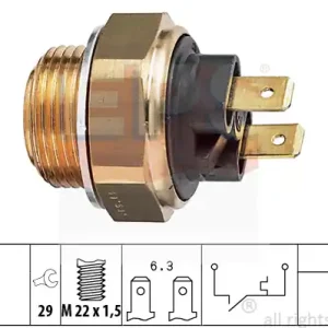 Bezpieczna płatność Włącznik wentylatora EPS 1.850.034