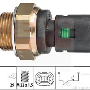 Premium Włącznik wentylatora EPS 1.850.128