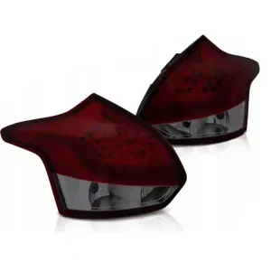 Darmowa dostawa Lampy Diodowe Ford Focus 3 11-14 Hb Red Smoke Led