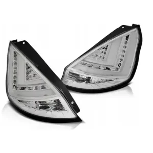 Bezpieczna płatność Lampy Diodowe Ford Fiesta Mk7 12-15 Hb Chrome Led