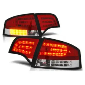Zwrot pieniędzy Lampy Diodowe Audi A4 B7 04-07 Sedan Red White Le