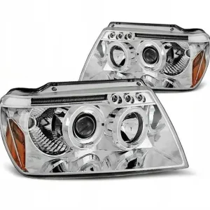 Lampy Chrysler Jeep Grand Cherokee soczewki chrome Nowość