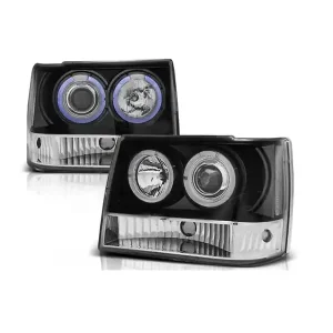 Wyprzedaż Lampy Chrysler Jeep Grand Cherokee 93-98 Black