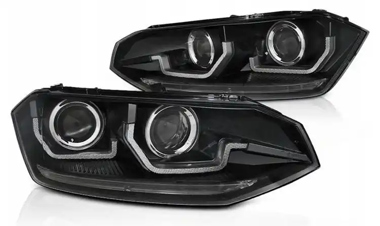 Lampy black led dts soczewki do vw polo vi 2g 17- Oferta limitowana