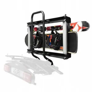 Autentyczny Uchwyt do przewozu nart mocowany do platformy rowerowej Aguri Active Bike